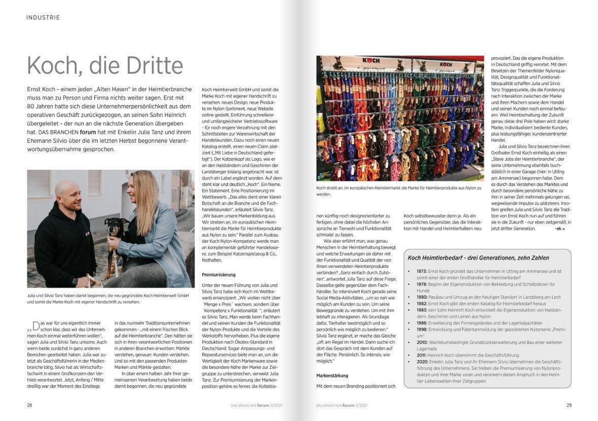 INTERVIEW IM "DAS BRANCHEN FORUM" - KOCH