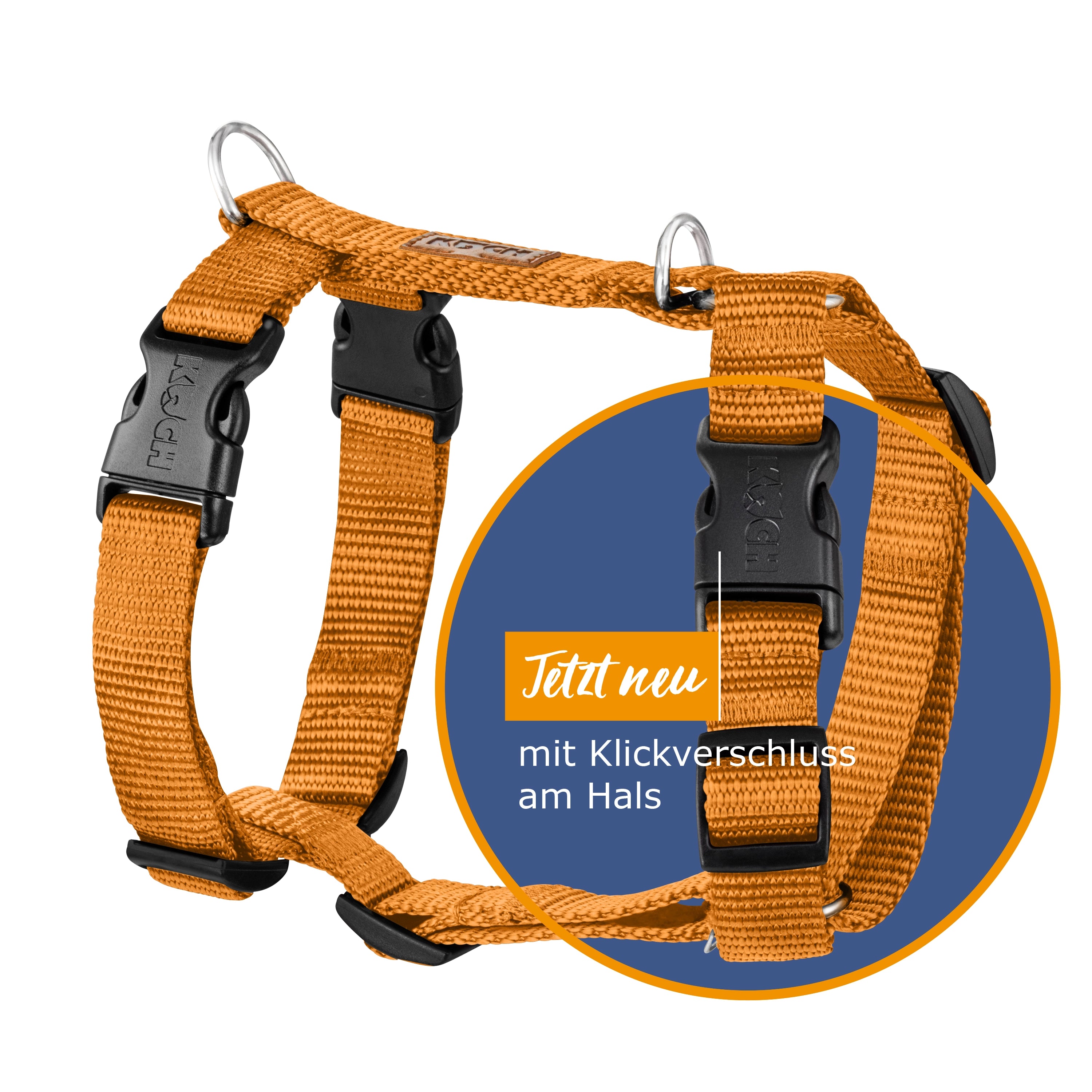 KOCH Comfort Hundegeschirr gold #farbe_gold