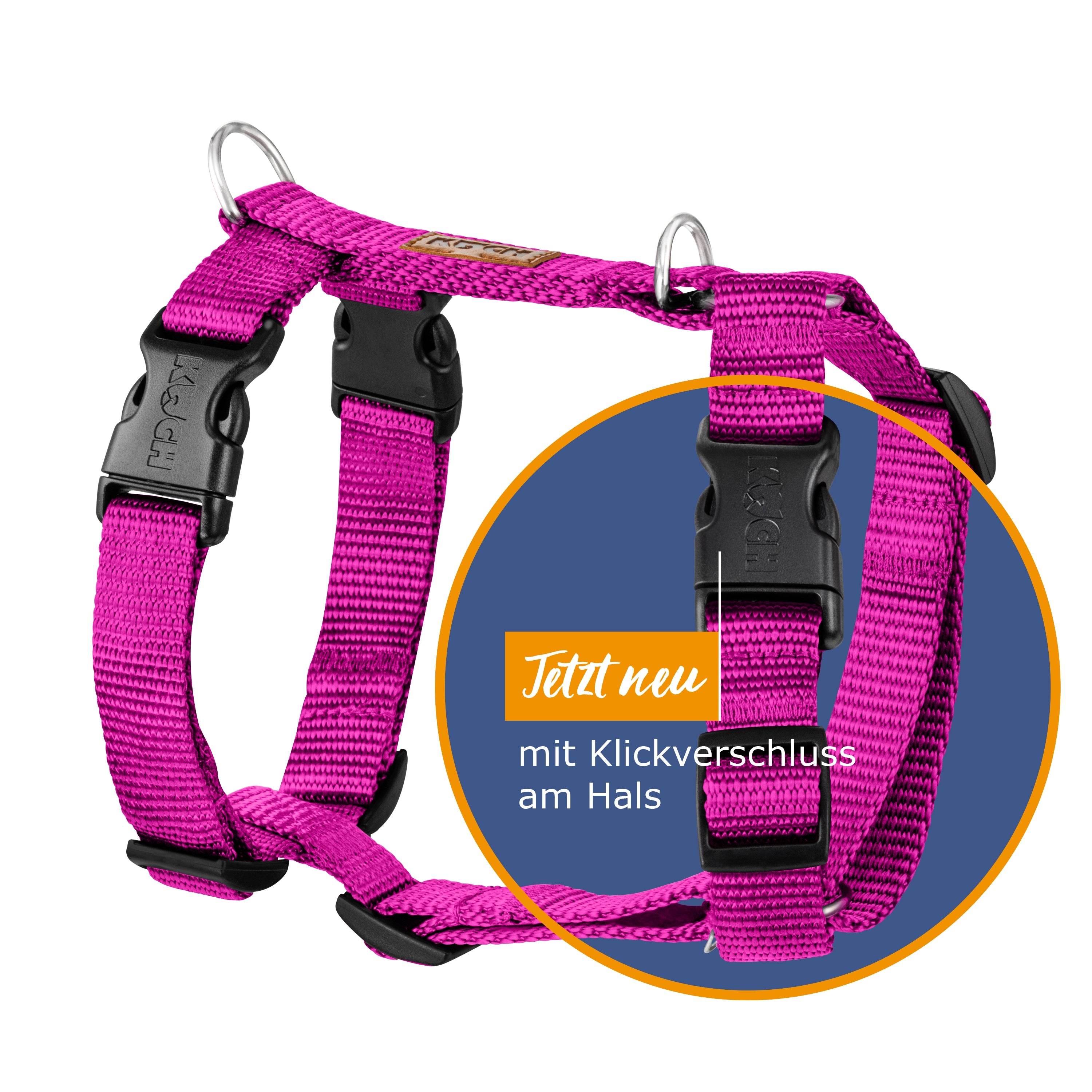 KOCH Comfort Hundegeschirr pink #farbe_pink