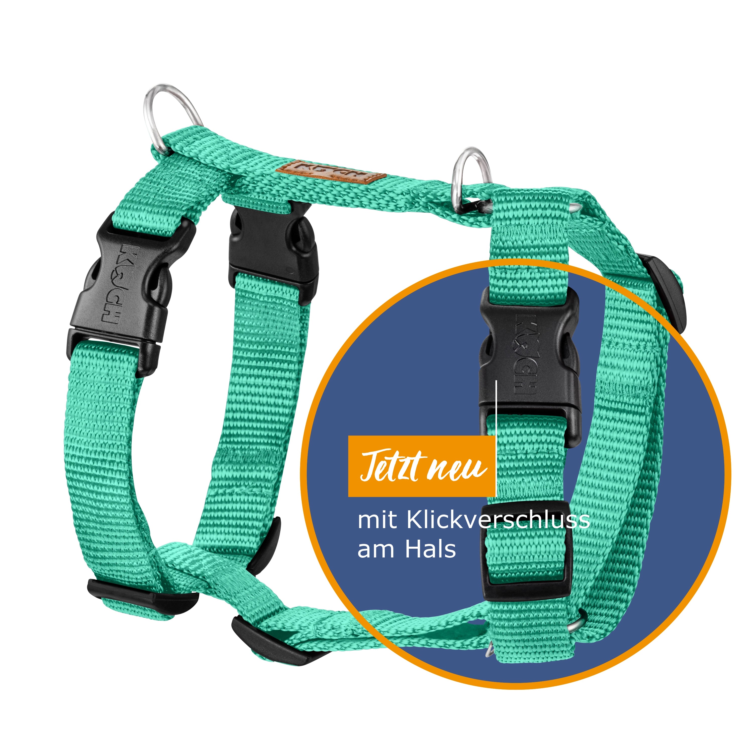KOCH Comfort Hundegeschirr mint #farbe_mint
