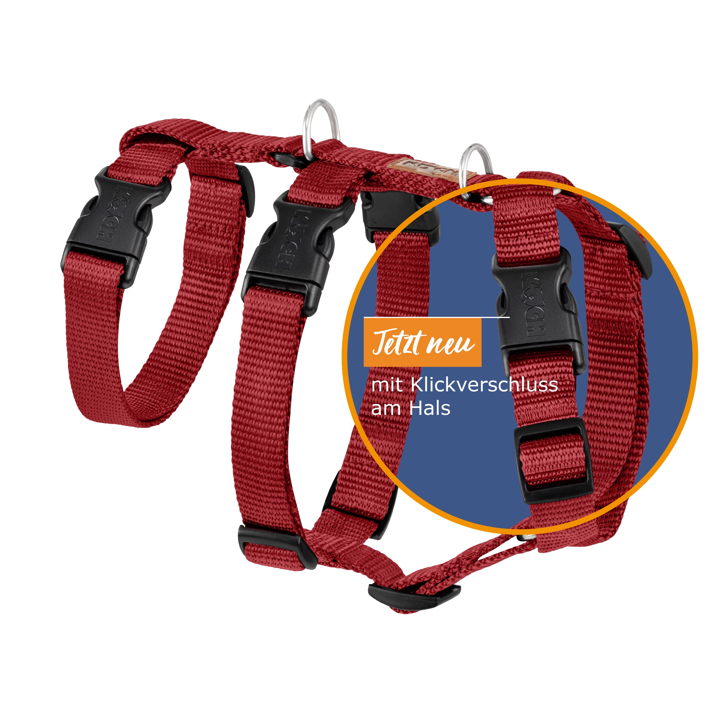KOCH Comfort Sicherheitsgeschirr, Panikgeschirr bordeaux #farbe_bordeaux