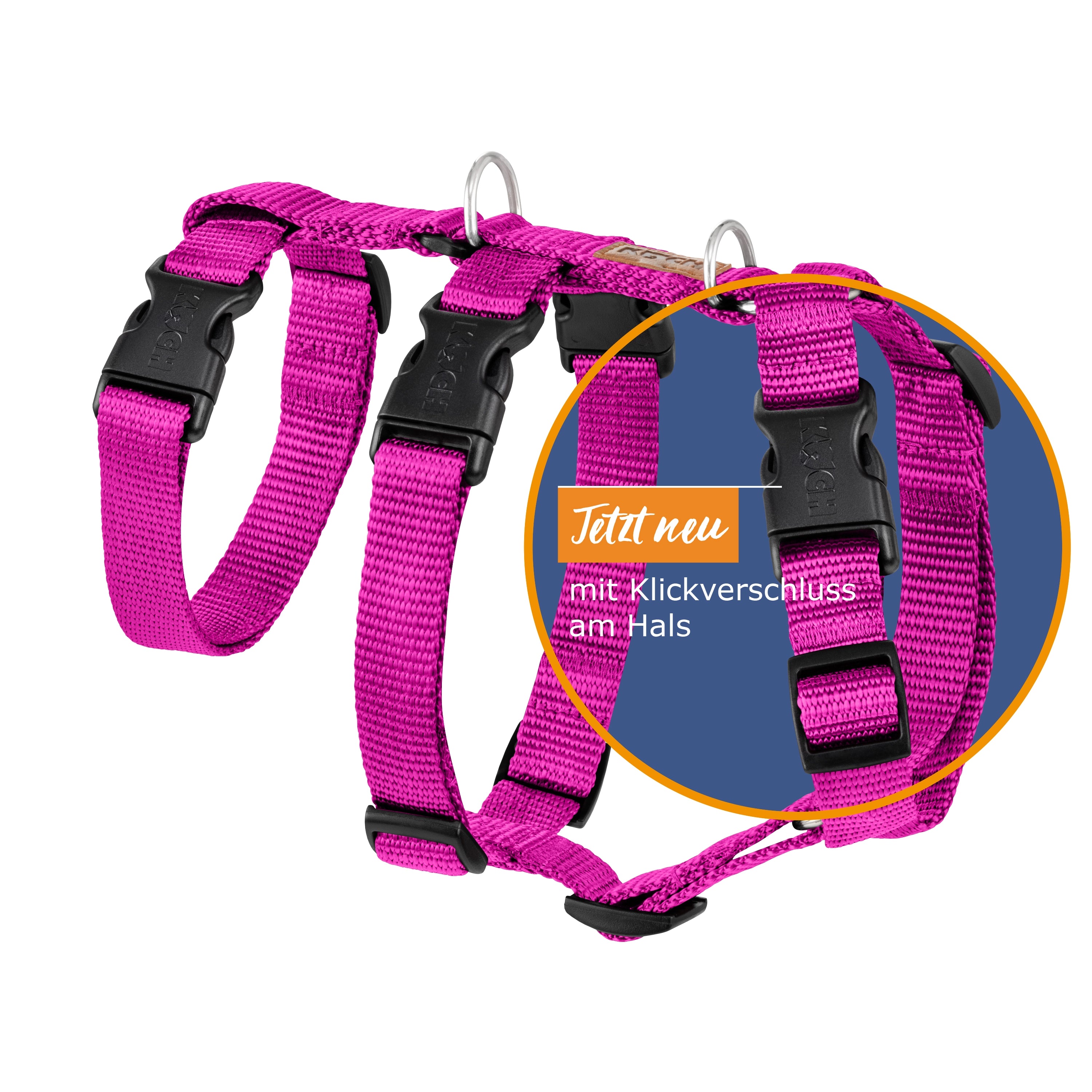 KOCH Comfort Sicherheitsgeschirr, Panikgeschirr pink #farbe_pink