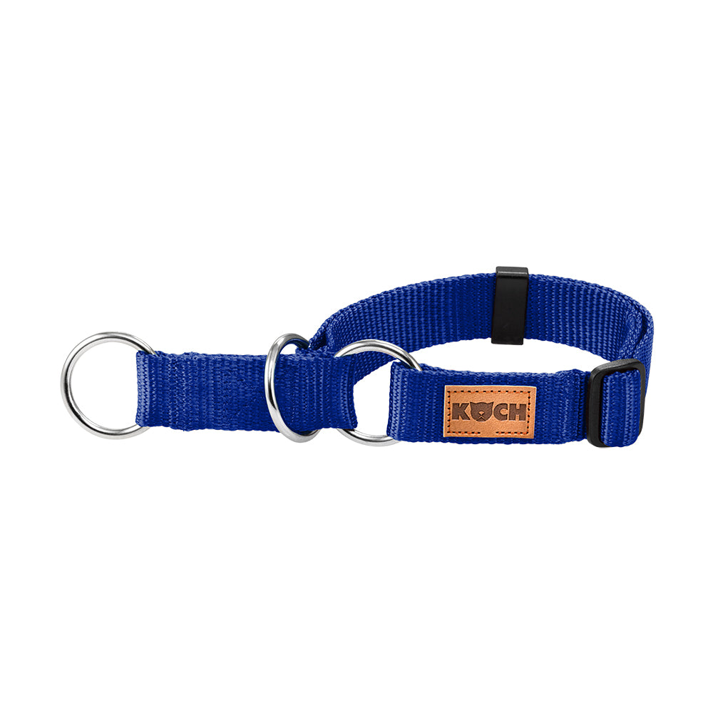 KOCH Classic Zugstopp-Halsband schwarz #farbe_blau
