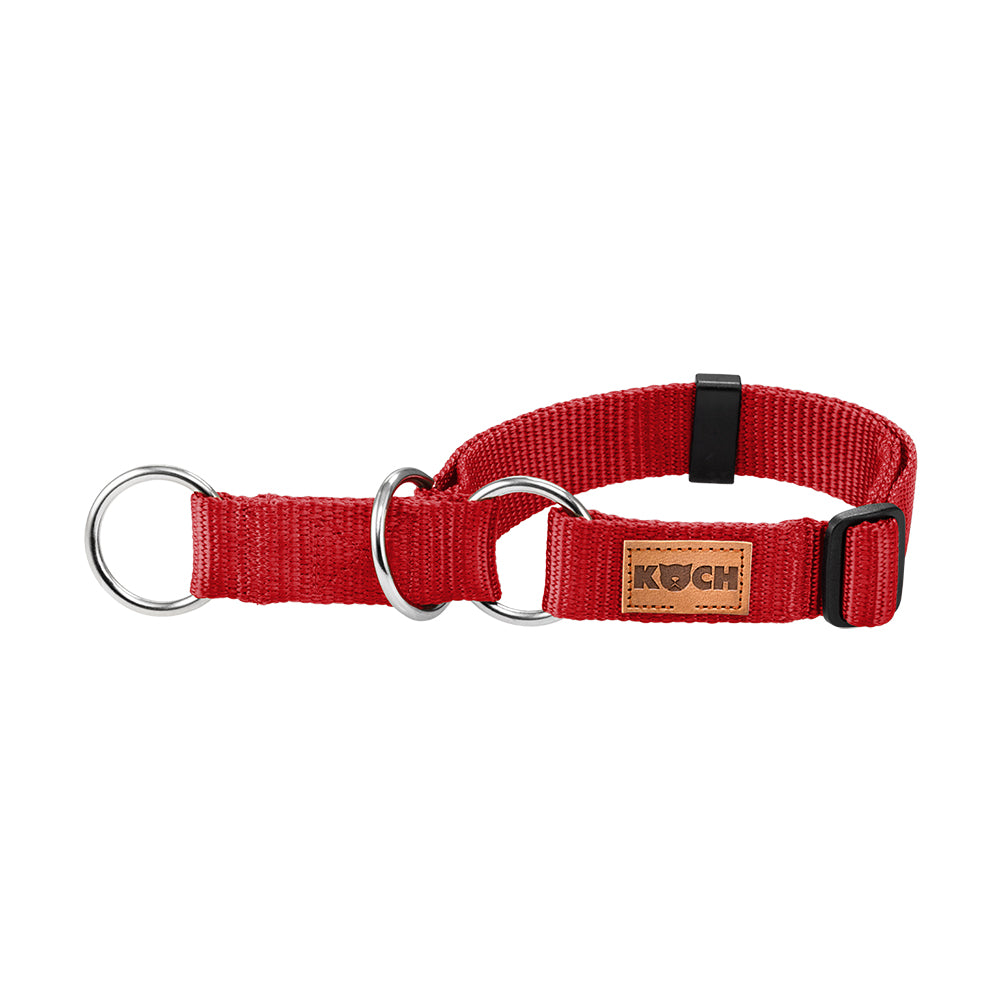 KOCH Classic Zugstopp-Halsband schwarz #farbe_rot