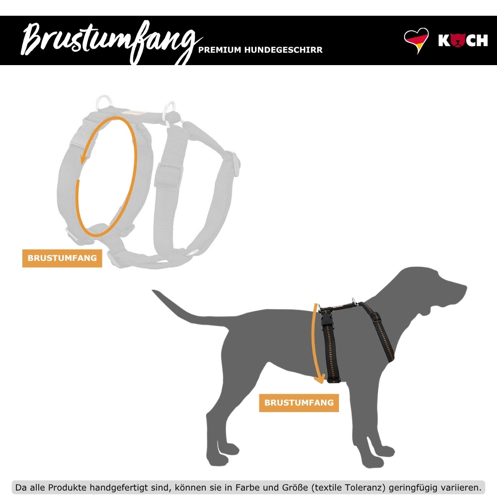 KOCH Wie messe ich meinen Hund PREMIUM Hundegeschirre extra-Breit
