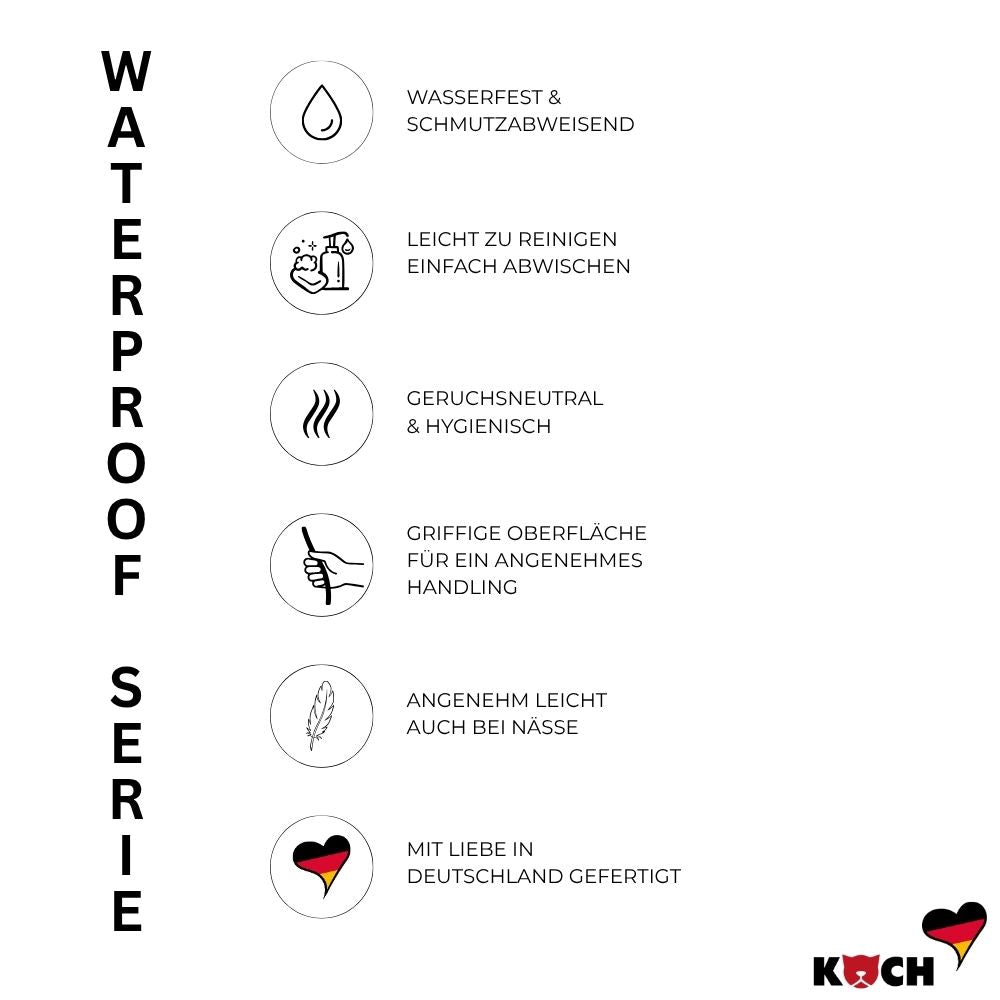 KOCH Vorteile Waterproof Schleppleinen Führleinen Wasserabweisend