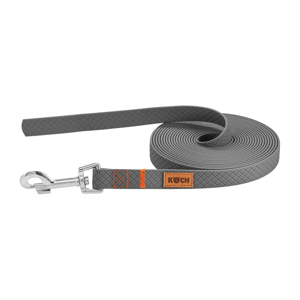 KOCH Waterproof Schleppleine wasserfest grau ohne Handschlaufe #farbe_grau