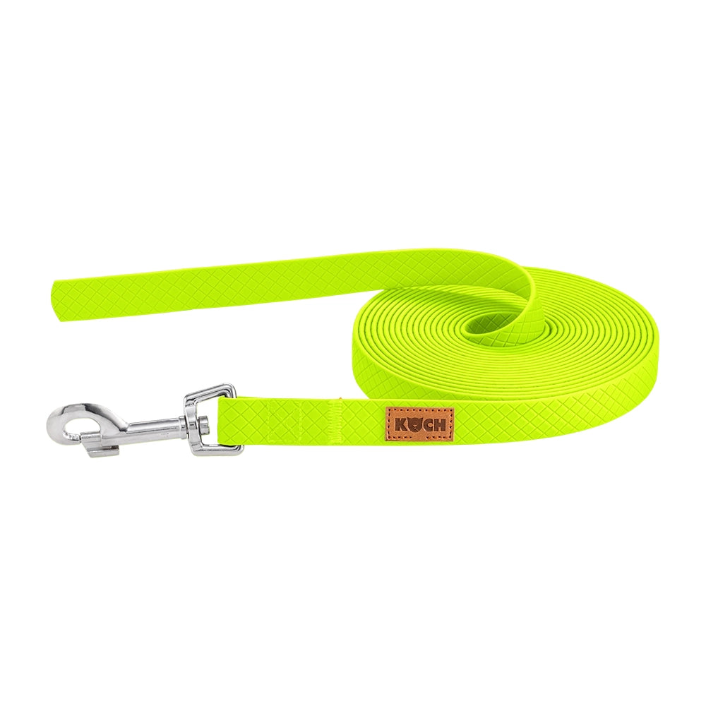 KOCH Waterproof Schleppleine wasserfest neogrün ohne Handschlaufe #farbe_neongrün