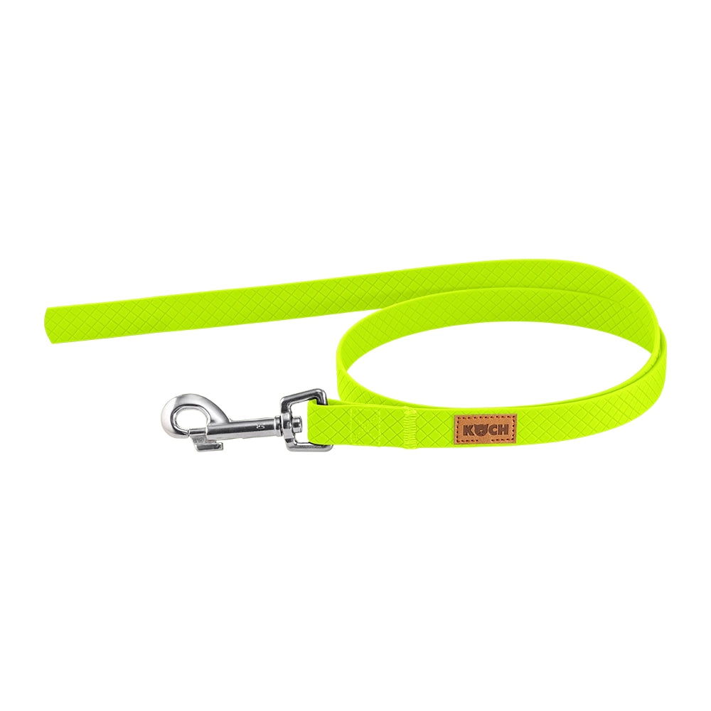 KOCH Waterproof Trainingsleine wasserfest 1 Meter neongrün ohne Handschlaufe #farbe_neongrün ohne Handschlaufe