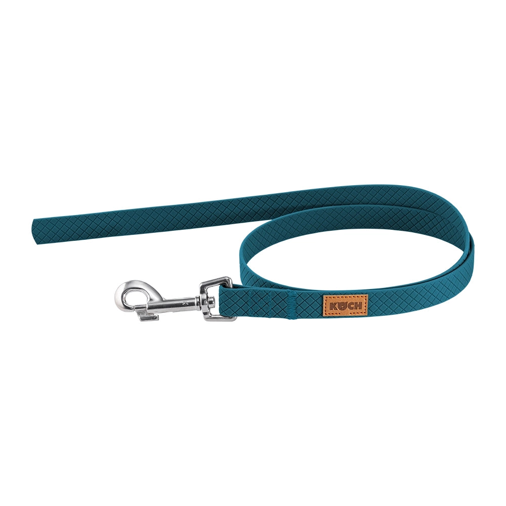 KOCH Waterproof Trainingsleine wasserfest 1 Meter petrol ohne Handschlaufe #farbe_petrol ohne Handschlaufe