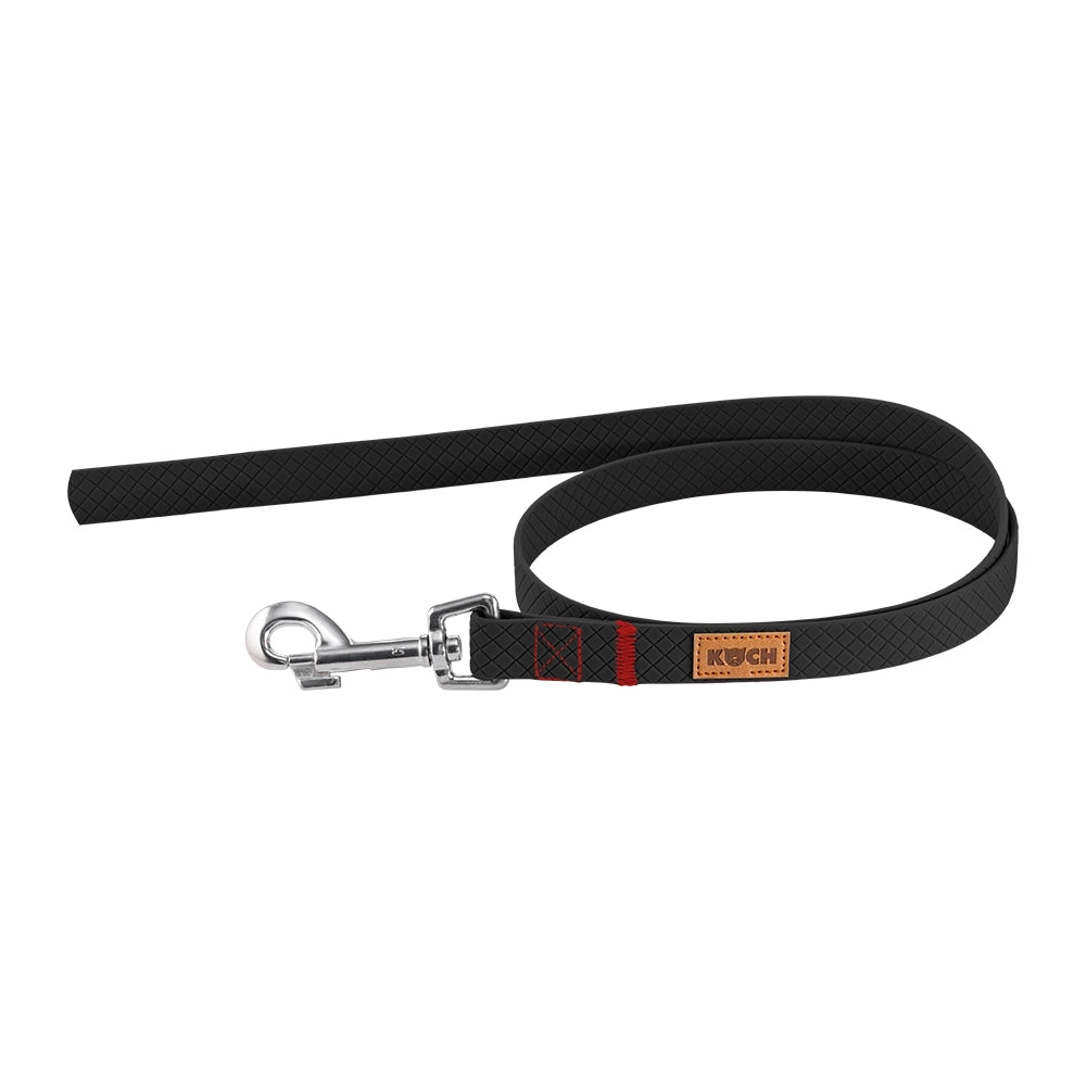 KOCH Waterproof Trainingsleine wasserfest 1 Meter schwarz ohne Handschlaufe #farbe_schwarz ohne Handschlaufe