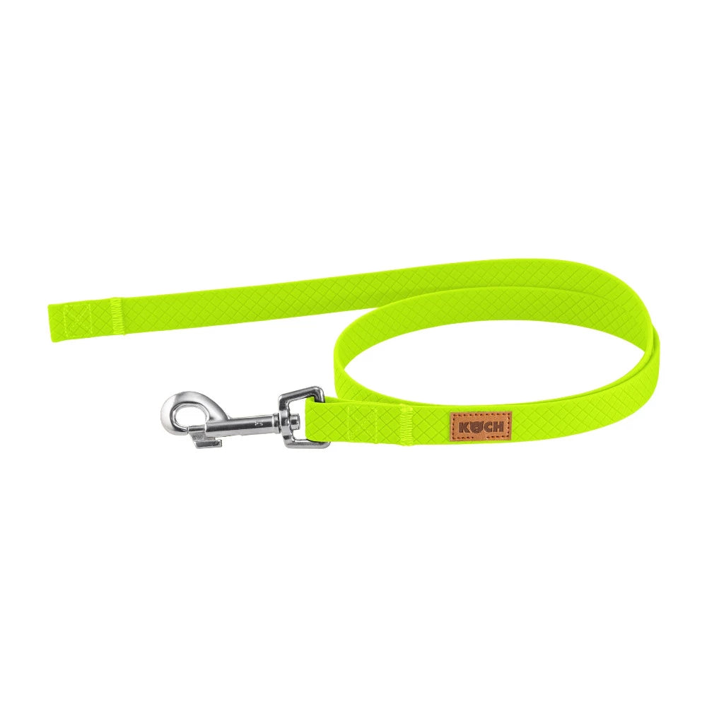 KOCH Waterproof Trainingsleine wasserfest 1 Meter neongrün ohne Handschlaufe #farbe_neongrün ohne Handschlaufe