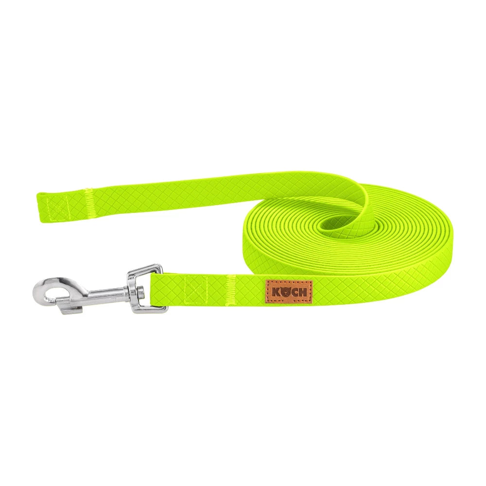KOCH Waterproof Schleppleine wasserfest neogrün ohne Handschlaufe #farbe_neongrün