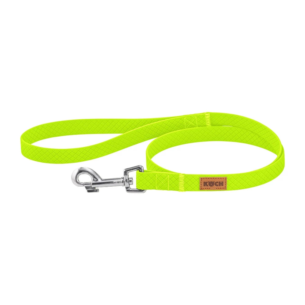 KOCH Waterproof Trainingsleine wasserfest 1 Meter neongrün mit Handschlaufe #farbe_neongrün mit Handschlaufe