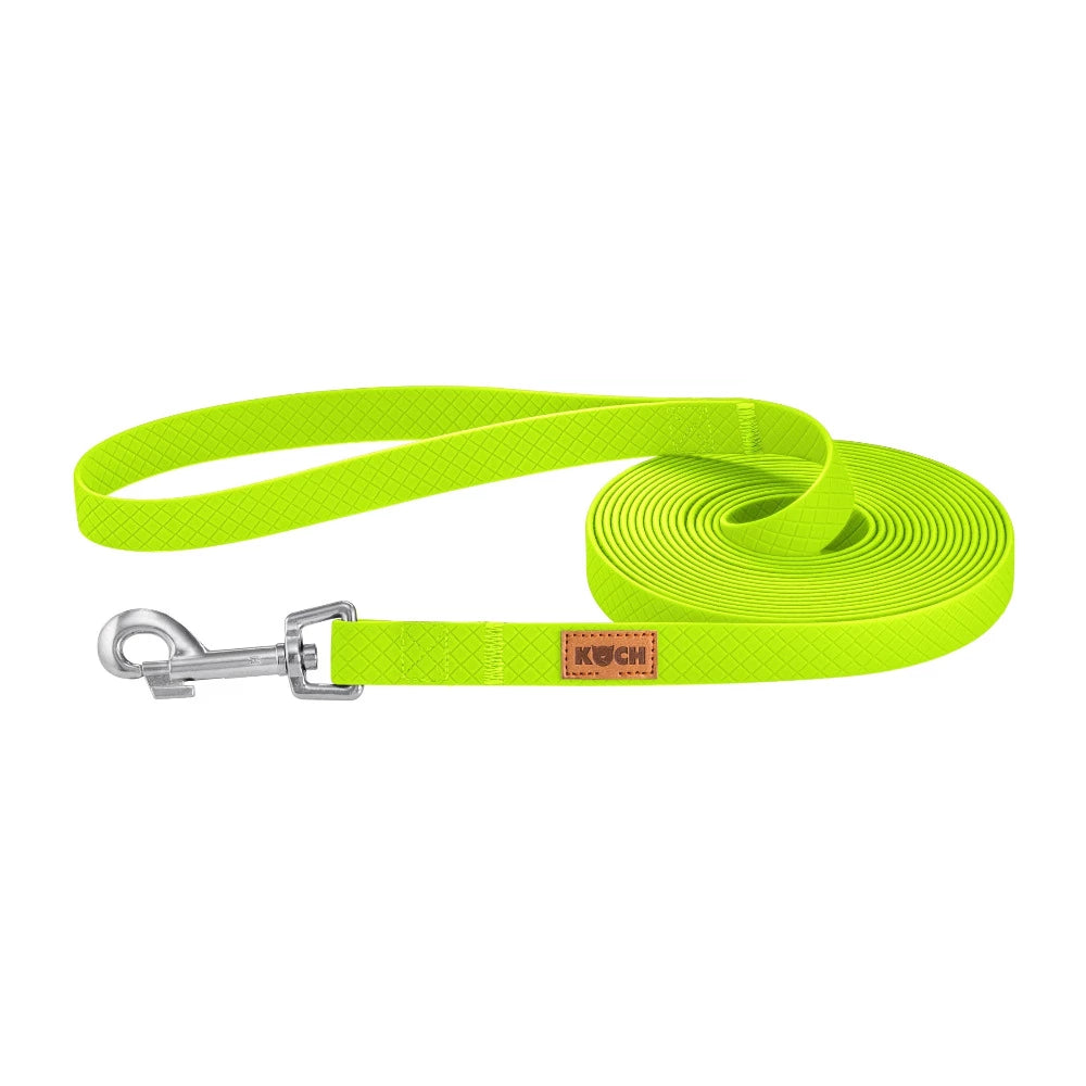 KOCH Waterproof Schleppleine wasserfest neongrün mit Handschlaufe #farbe_neongrün