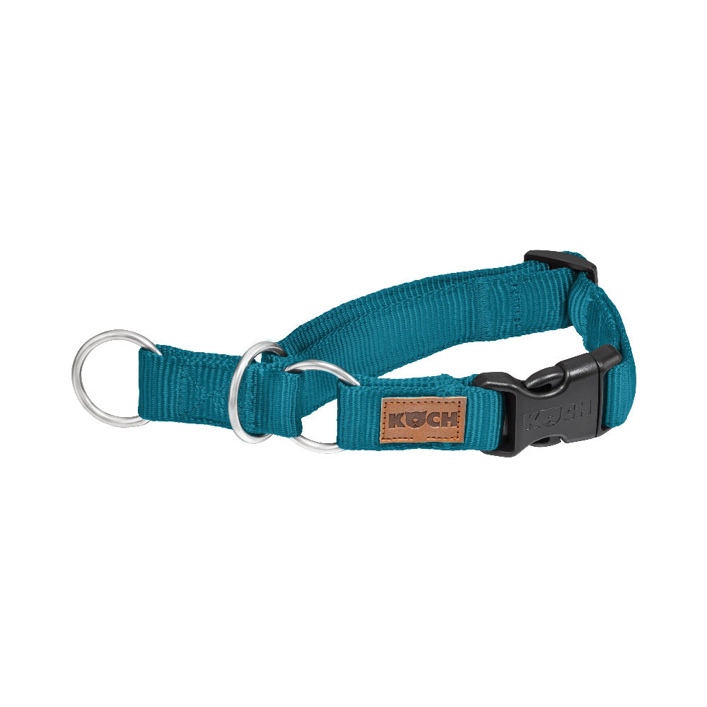 KOCH Premium Zugstopp-Halsband gepolstert petrol #farbe_petrol