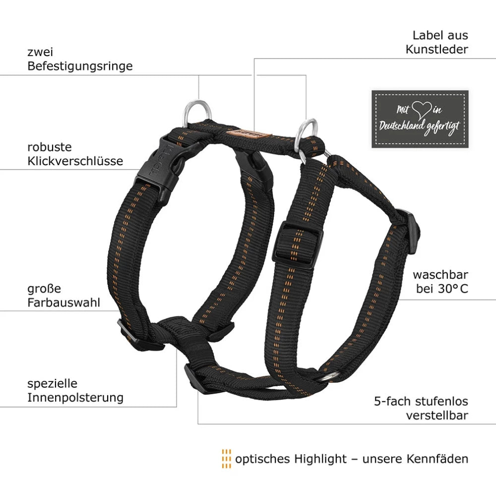 KOCH Premium Hundegeschirr gepolstert | Kennfäden