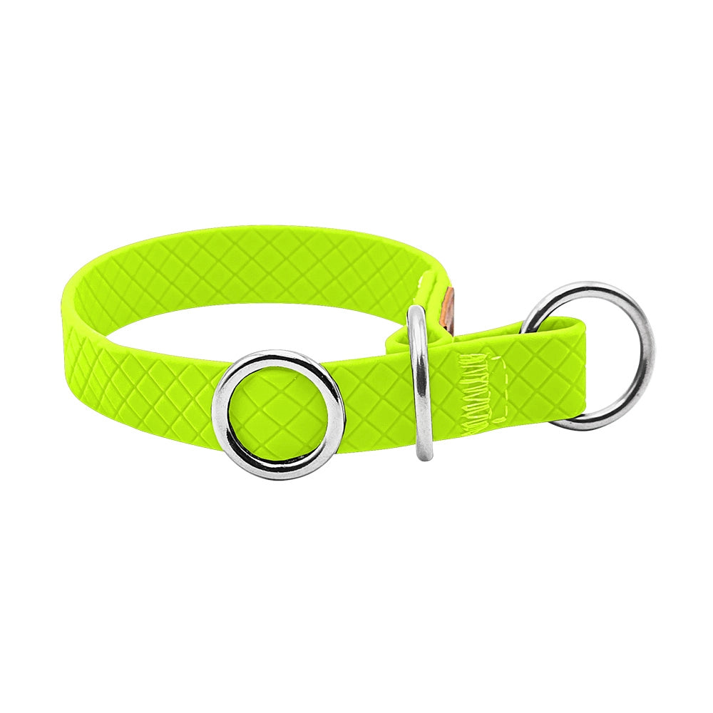 Wasserfestes Schlupfhalsband Waterproof von KOCH in Farbe neongrün #farbe_neongrün
