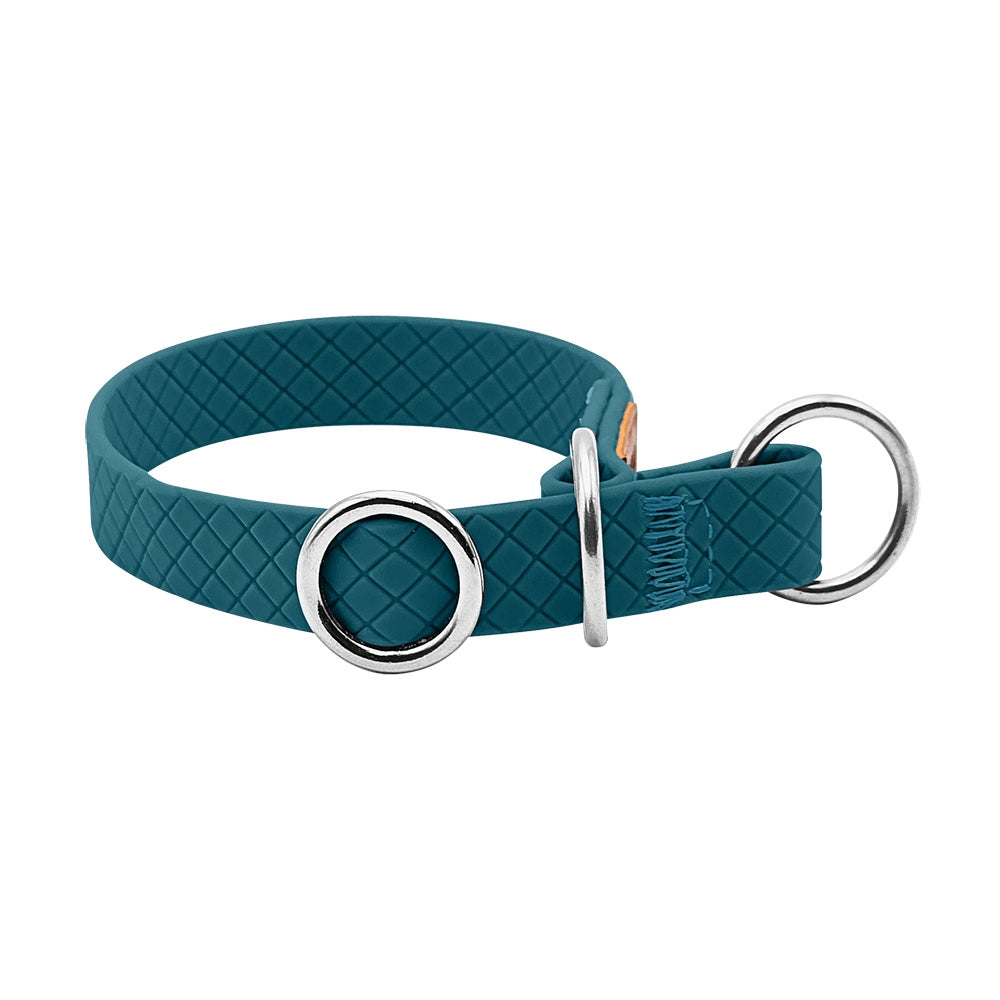 Wasserfestes Schlupfhalsband Waterproof von KOCH in Farbe petrol #farbe_petrol