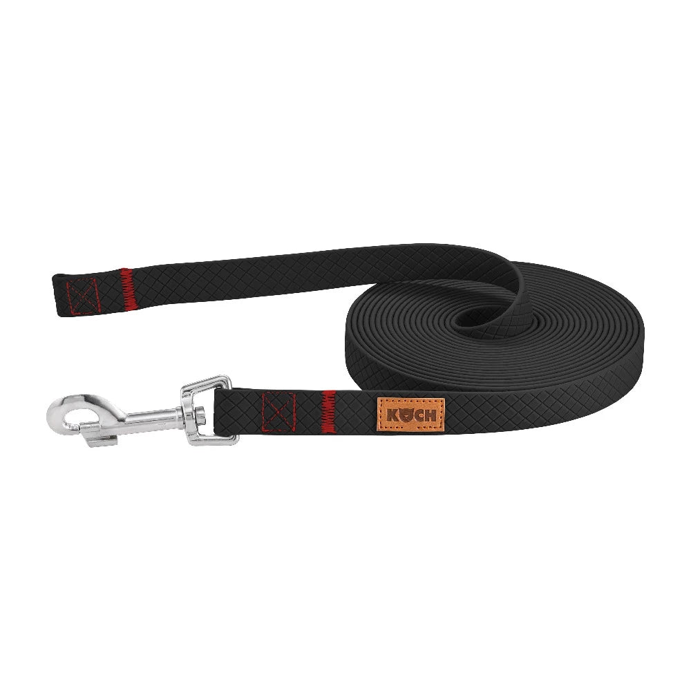 KOCH Waterproof Schleppleine wasserfest schwarz ohne Handschlaufe #farbe_schwarz