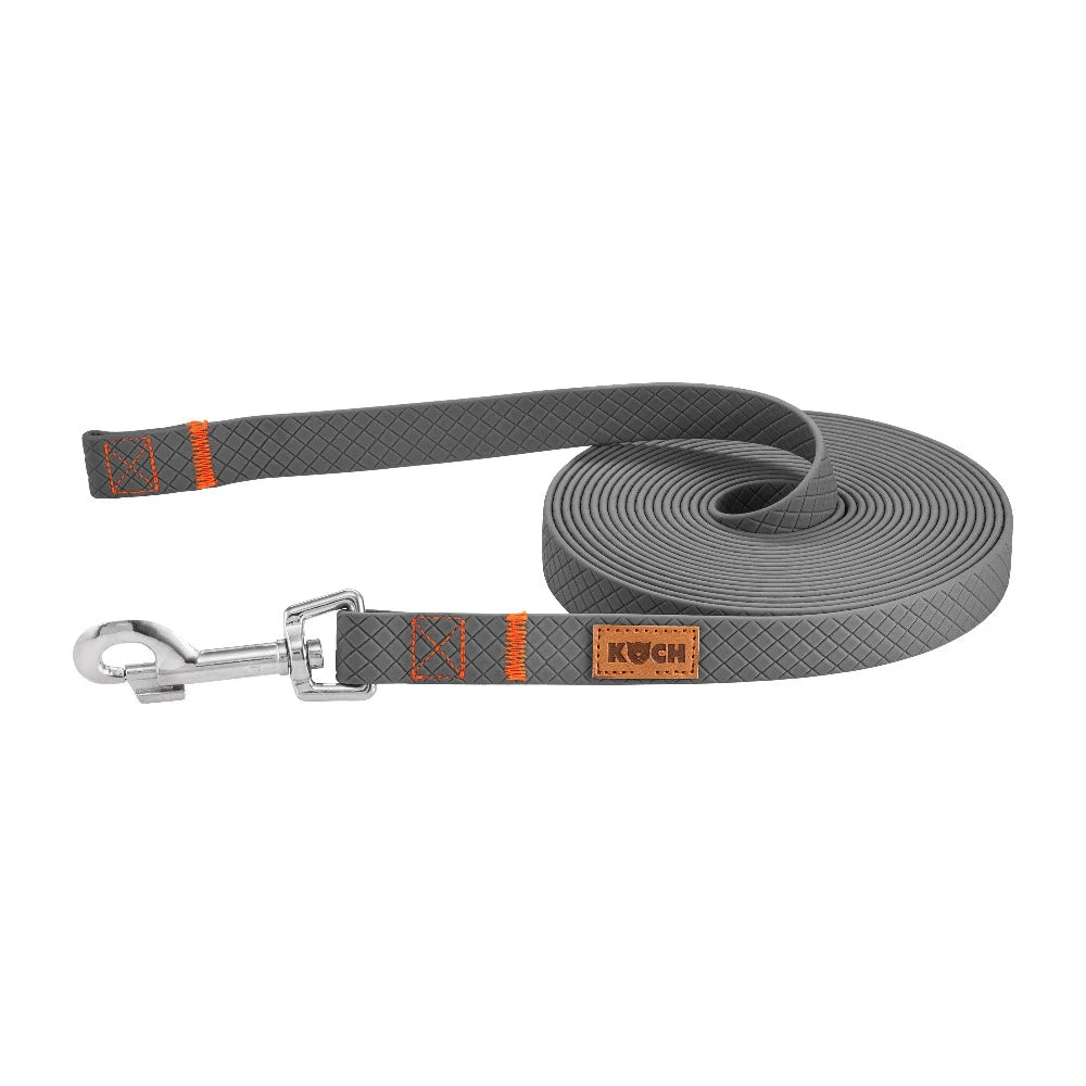 KOCH Waterproof Schleppleine wasserfest grau ohne Handschlaufe #farbe_grau