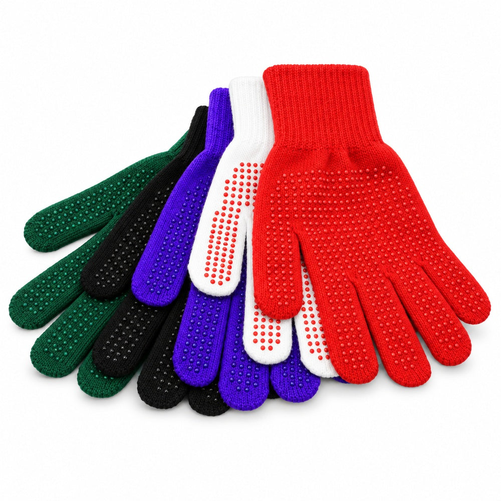 1 Paar Handschuhe mit Gumminoppen für Tierpflege