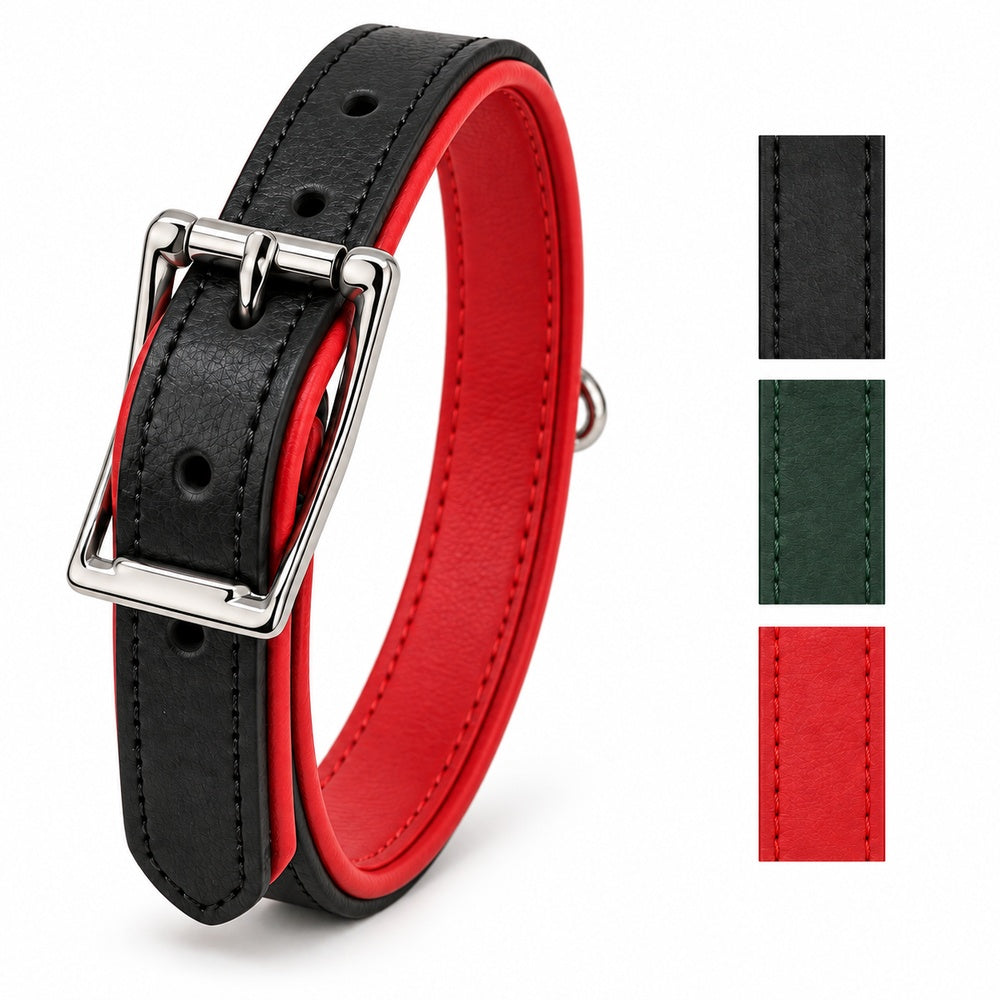 KOCH Hundehalsband Leder & Soft-Nappa