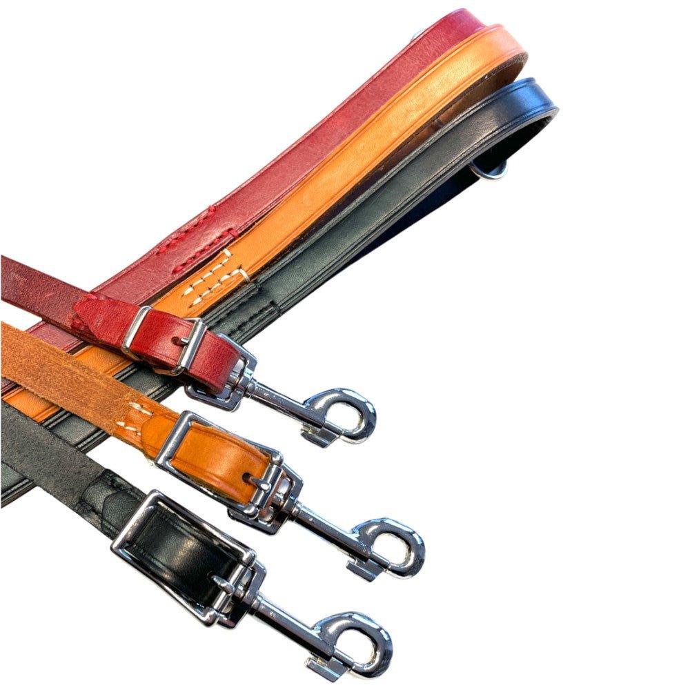Hundeleine Leder handgenäht