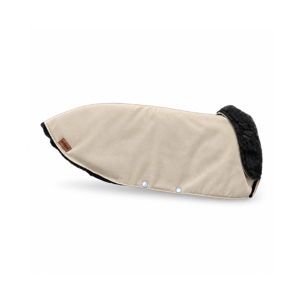 KOCH Hundemantel Napoli "beige-dunkelbraun