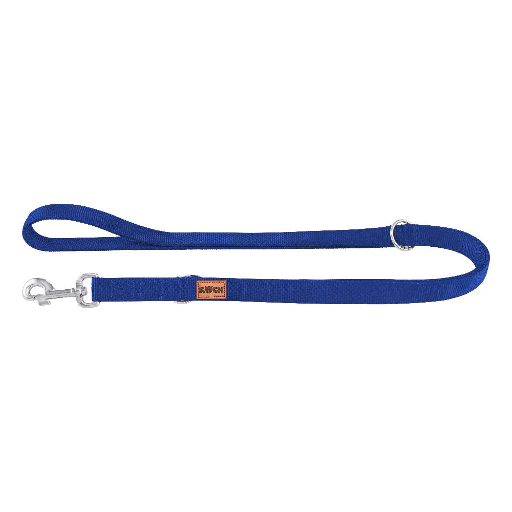 KOCH Classic Plus Hundeleine 2 & 3 Meter verstellbar blau #farbe_blau