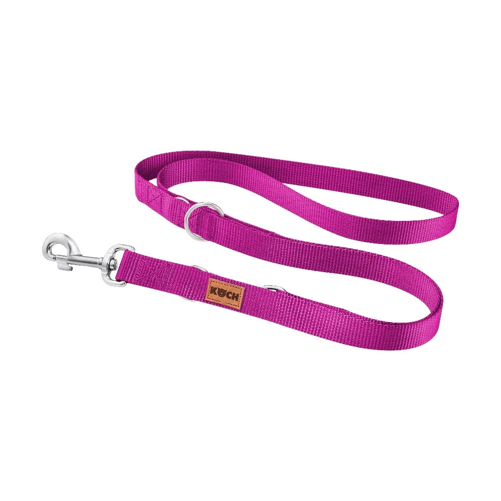 KOCH Comfort Hundeleine 2 & 3 Meter verstellbar pink #farbe_pink