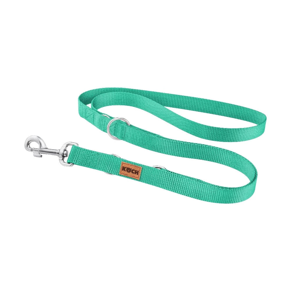 KOCH Comfort Hundeleine 2 & 3 Meter verstellbar mint #farbe_mint