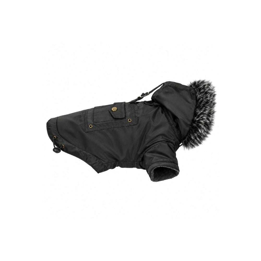 KOCH Nylon Parka mit Kapuze schwarz #farbe_schwarz