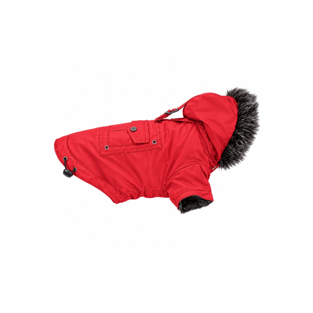 KOCH Nylon Parka mit Kapuze rot #farbe_rot