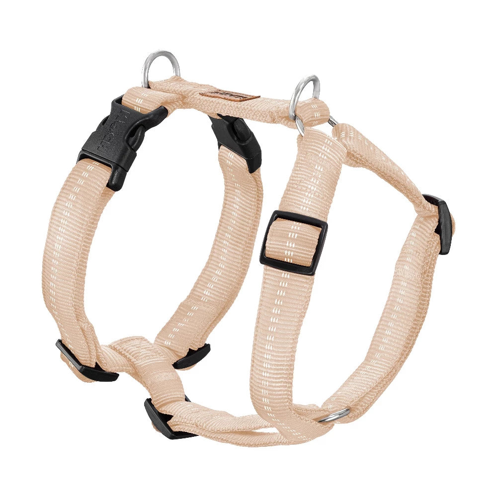 KOCH Premium Hundegeschirr gepolstert | Kennfäden beige #farbe_beige