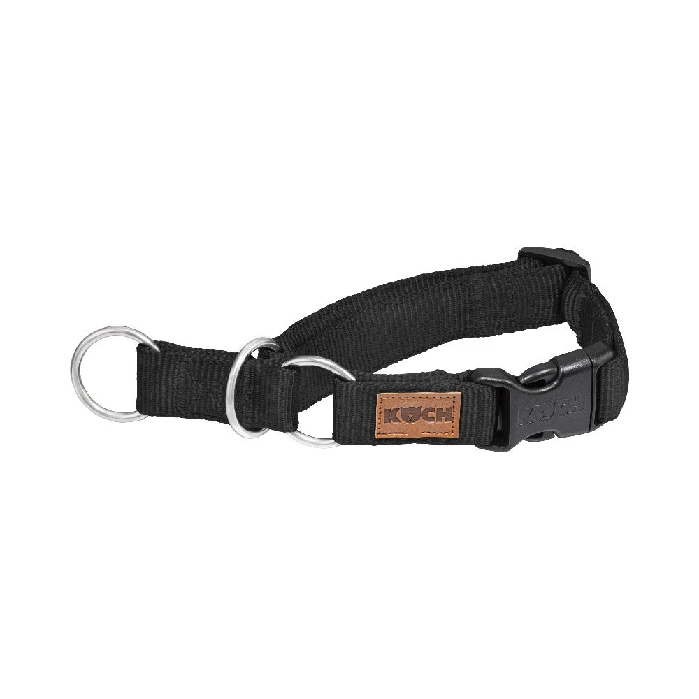 KOCH Premium Zugstopp-Halsband gepolstert schwarz #farbe_schwarz
