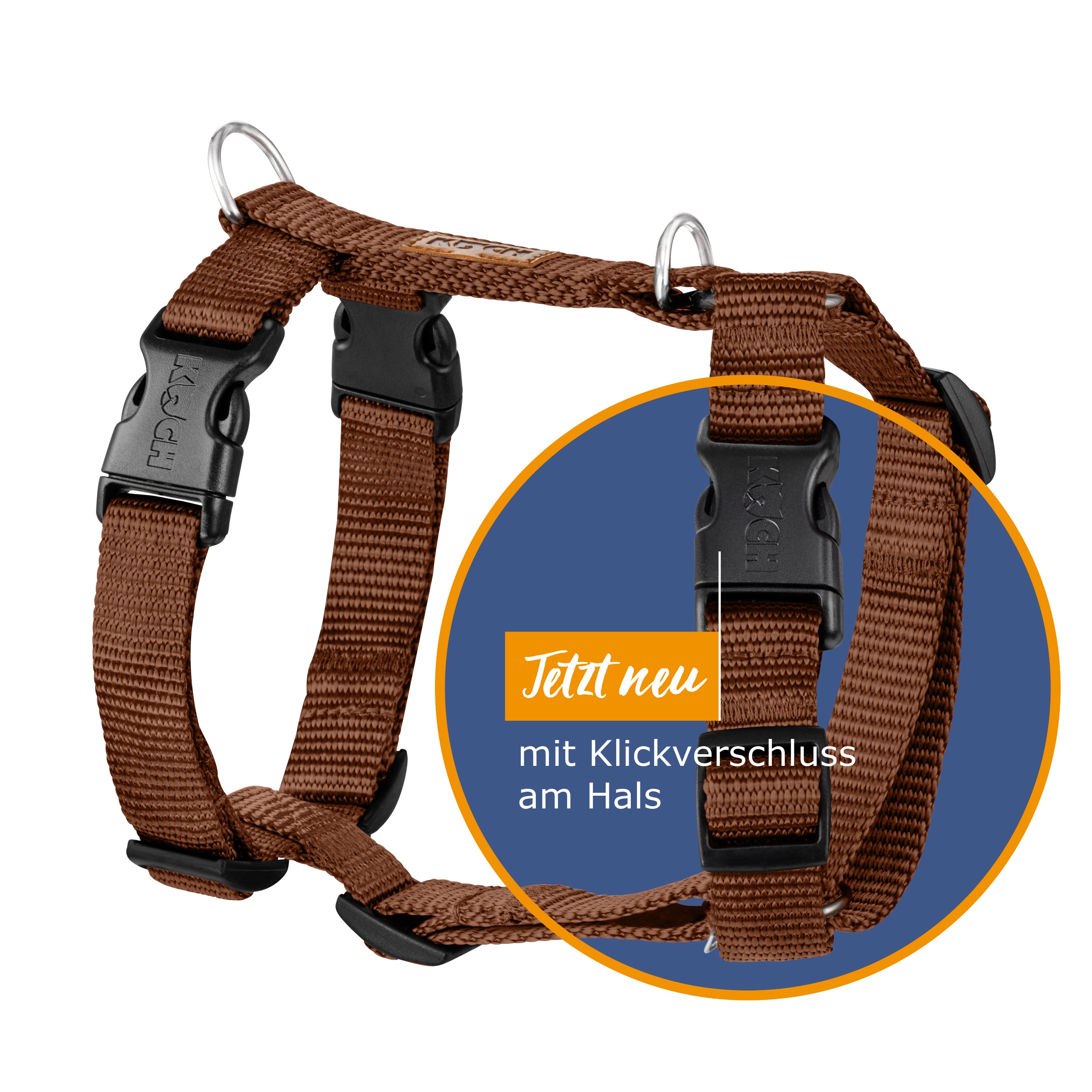 KOCH Comfort Hundegeschirr dunkelbraun #farbe_dunkelbraun