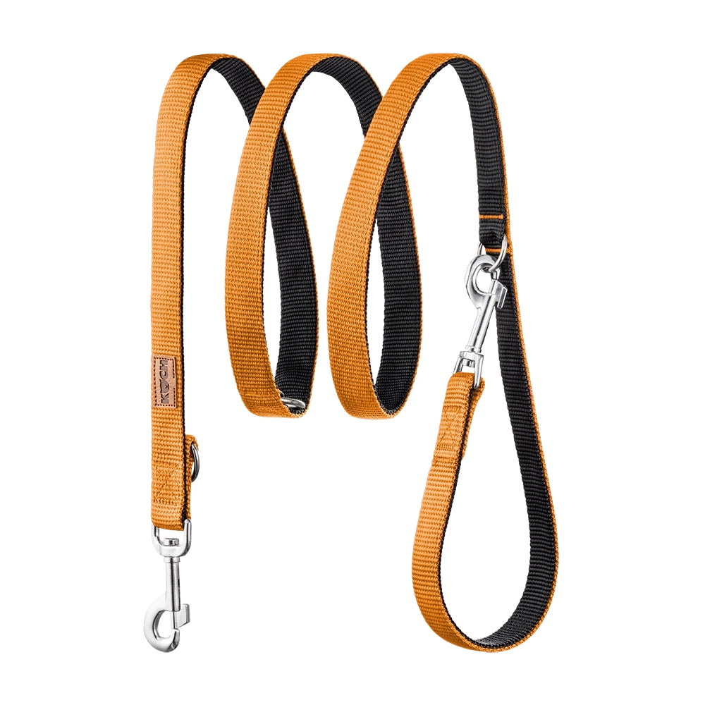 KOCH Comfort Plus Hundeleine 2 & 3 Meter verstellbar gold #farbe_gold