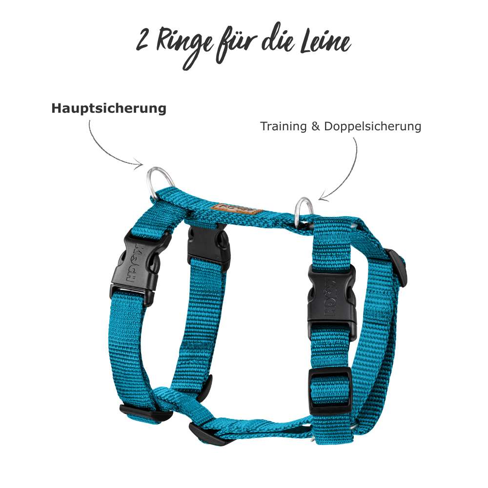 Comfort Hundegeschirr von KOCH mit 2 Ringen für die Hundeleine