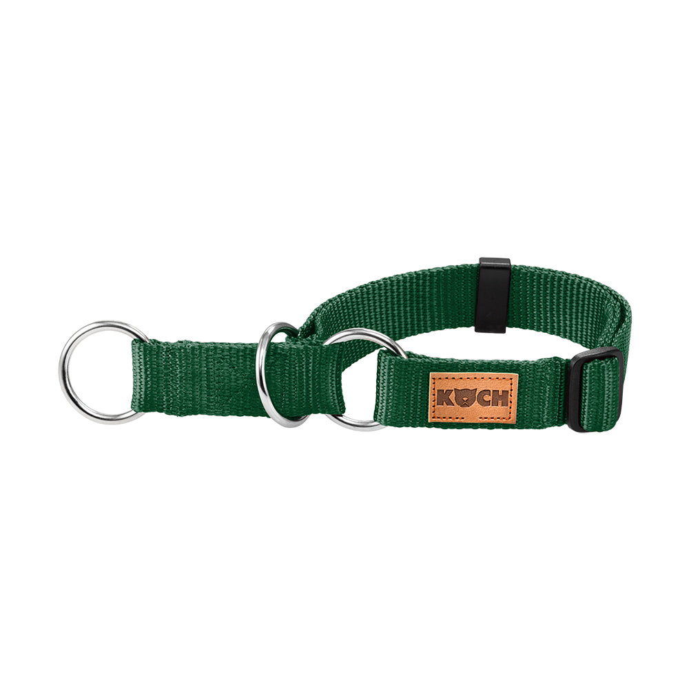 KOCH Classic Zugstopp-Halsband schwarz #farbe_grün