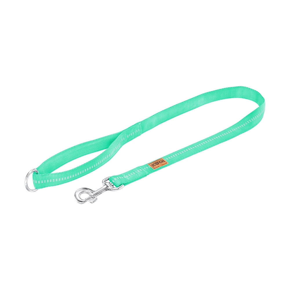 KOCH Premium Stadtleine gepolstert 1 Meter mint mit Kennfäden #farbe_mint mit Kennfäden