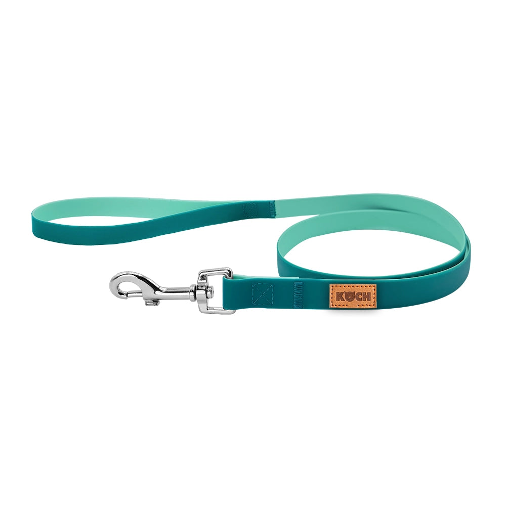 KOCH Trainingsleine Bicolor 1 Meter mit Handschlaufe in Farbe türkis/mint #farbe_türkis/mint