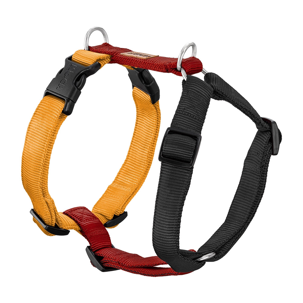 KOCH WM Hundegeschirr (Limited Edition) – Der Fan-Look für Hunde - schwarz,rot,gold