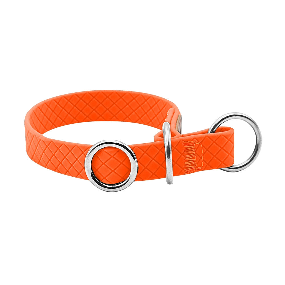 Wasserfestes Schlupfhalsband Waterproof von KOCH in Farbe neonorange #farbe_neonorange