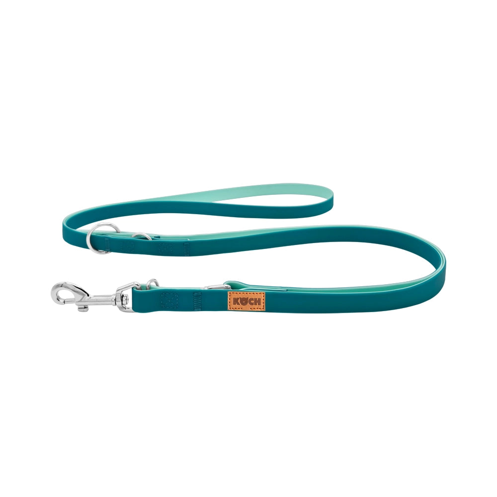Wasserfeste Waterproof Bicolor Hundeleinen von KOCH in türkis/mint #farbe_türkis/mint