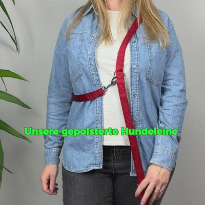 KOCH Hundeleine gepolstert in 3 Meter zum umhängen