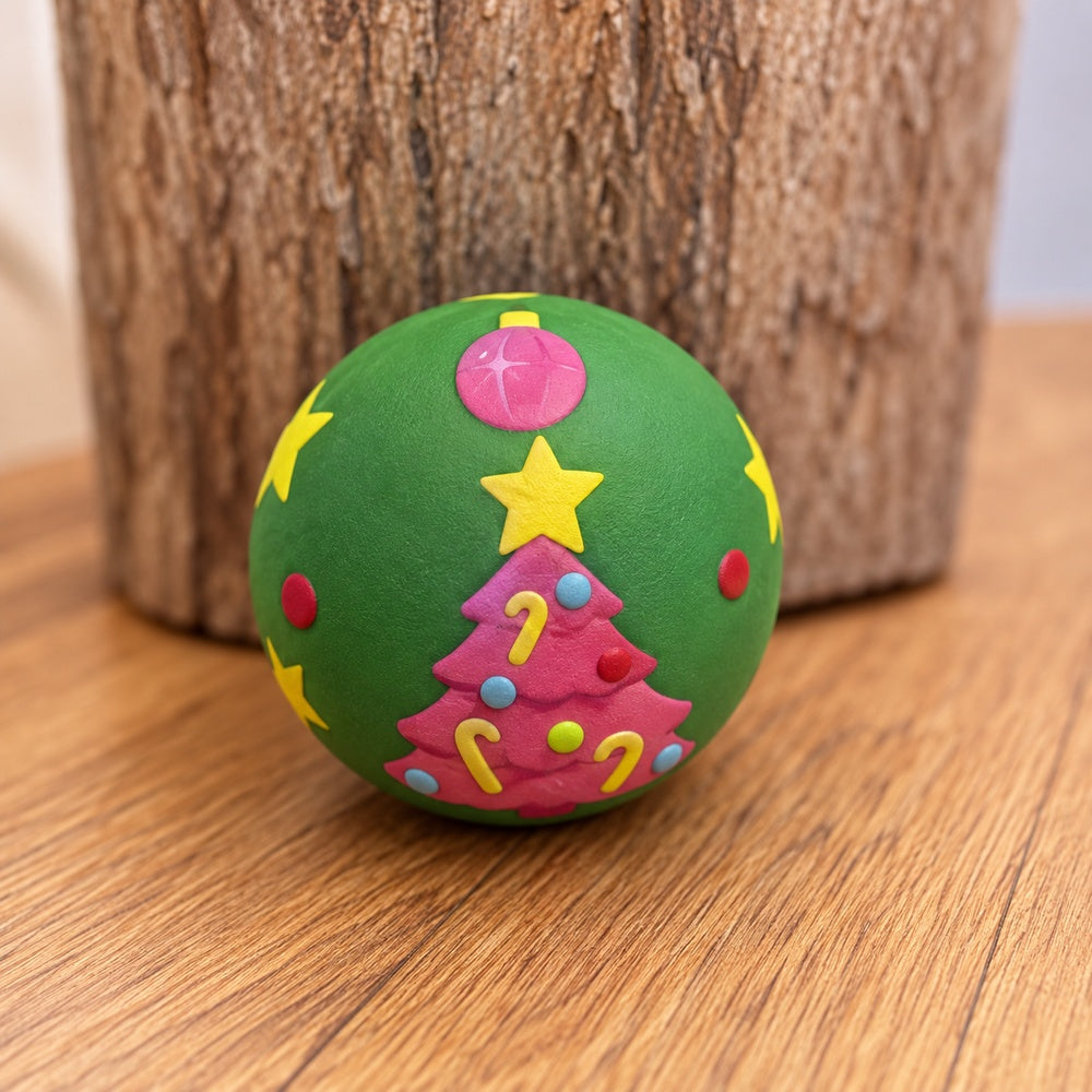 Hundespielzeug Christbaumkugel latex