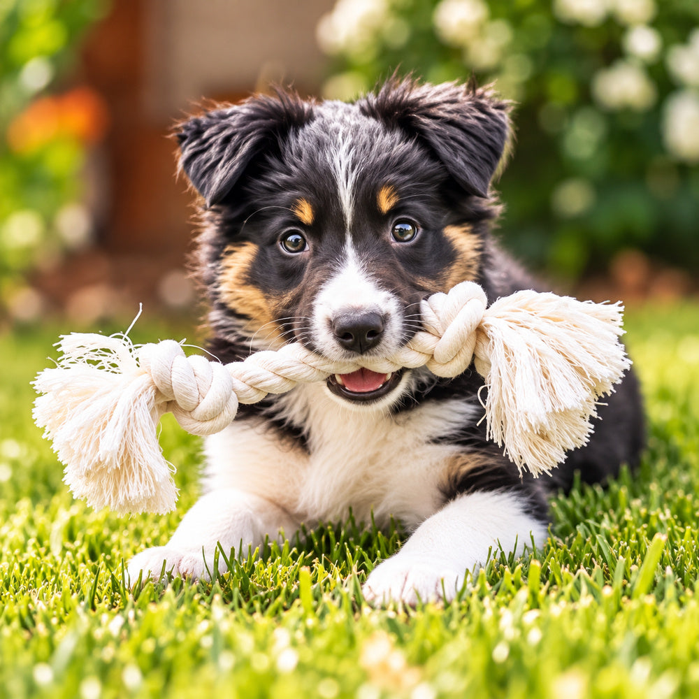 Hundespielzeug aus Baumwolle