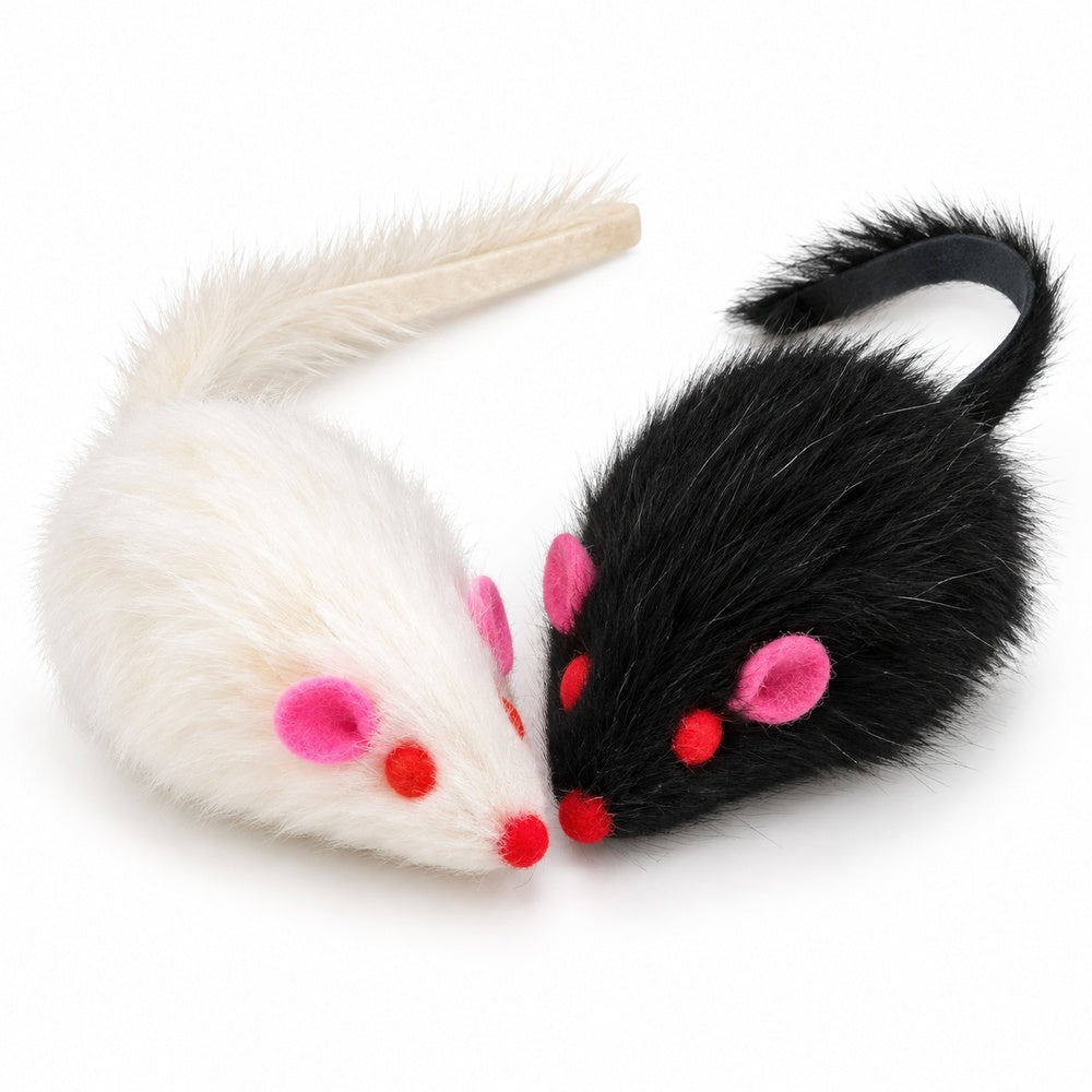 Katzenspielzeug -  Kleine Fellmaus | 3er Set