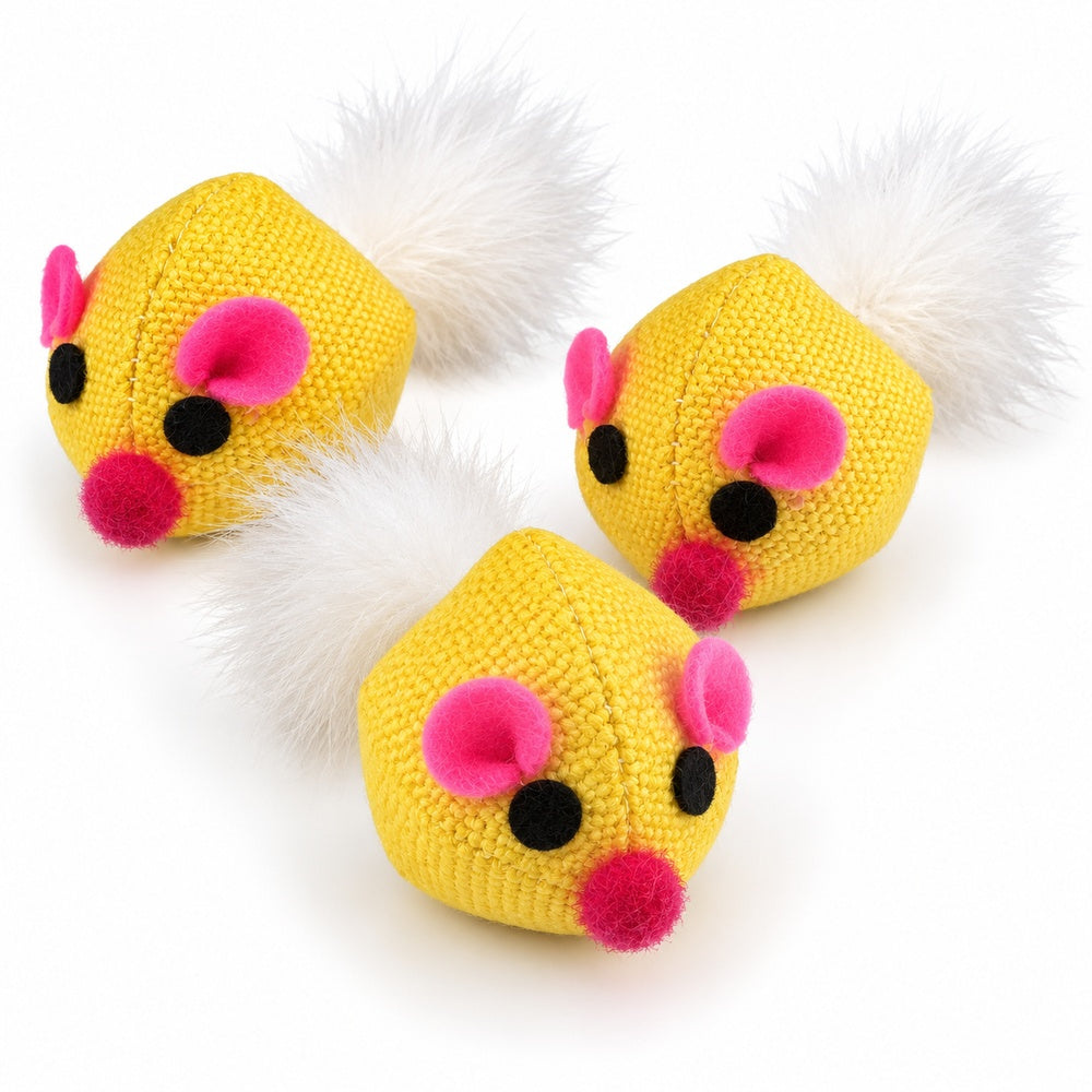 Katzenspielzeug - Komet-Maus | 3er Set
